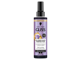 Schwarzkopf Gliss Blonde Hair Perfector fialový expresní kondicionér 200ml