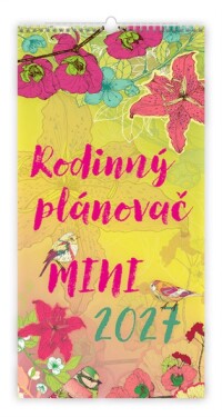 Kalendář nástěnný 2027 - MINI Rodinný plánovač