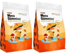 MycoMedica MycoGummies 2x 60 ks (Gumídci s vitálními houbami)