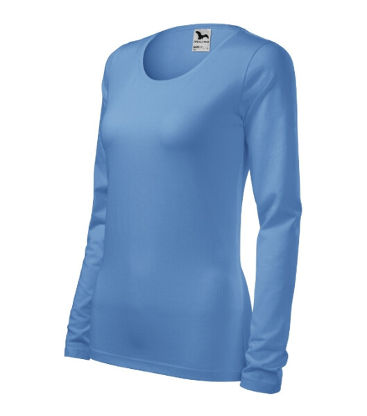 Slim triko dámské nebesky modrá 2XL