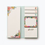 Rifle Paper Co. Sada lepítek a bločků Garden Party Pastel, modrá barva, papír