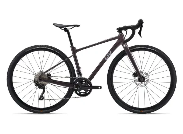 Liv Devote 1 dámské gravel kolo Charcoal Plum vel. L