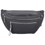 Trendy dámská koženková ledvinka Pentti, tmavě šedá