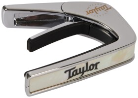 Thalia Taylor White Pearl Black Logo Chrome