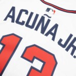Nike Pánský dres Atlanta Braves MLB Ronald Acuña Jr. #13 Limited Velikost: L