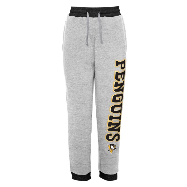 Outerstuff Dětské tepláky Pittsburgh Penguins NHL Skilled Enforcer Sweatpants Velikost: Dětské XL (14 - 16 let)