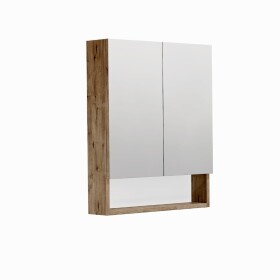 Zrcadlová skříňka SAT Cube Way 60x14x72 cm lamino dub wellington GALCU60DW GALCU60DW