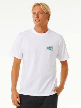 Rip Curl TRADITIONS white pánské tričko s krátkým rukávem - L