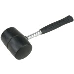 STREND PRO 230193 Palice gumová 900g, černá hlava, kovová násada 34cm