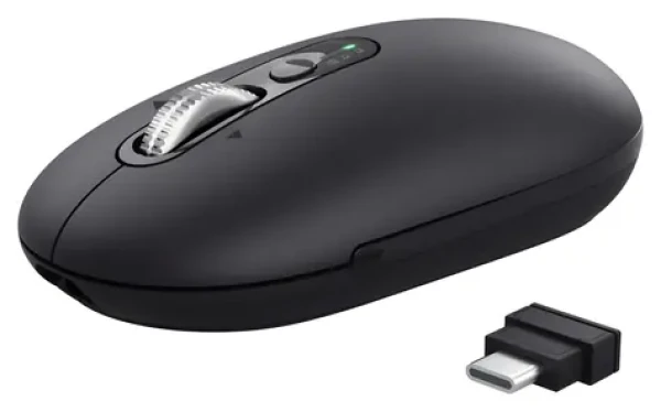 Trust Seron Slim černá / Kancelářská myš / Optická / 3200 DPI / USB + Bluetooth / 7 tlačítek (26018)