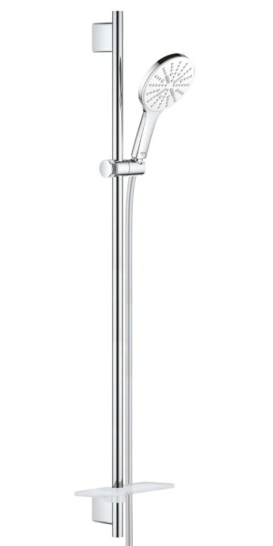 GROHE - Rainshower SmartActive Sada sprchové hlavice 130 9,5 l/min, 3 proudy, tyče 90 cm a hadice, měsíční bílá 26579LS0