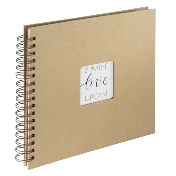 Hama CRAFT 28x24 cm kraftový papír Album klasické spirálové 40 stran