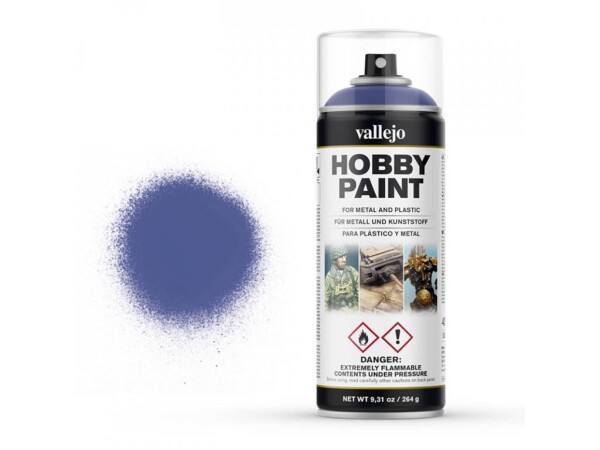 Vallejo Hobby Spray Paint 28017 Ultramarine Blue 400 ml