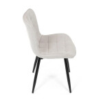 Jídelní židle, béžová, látka, HC-462 BG2