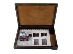 Ultrazvukový box - Spysonic safe-box (tmavé dřevo)