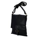 Praktická dámská koženková crossbody Ariel, černá