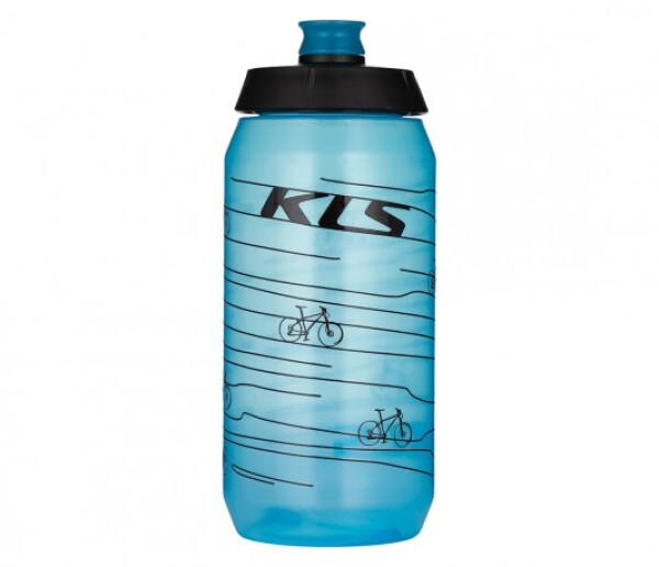 Cyklistická láhev KOLIBRI Transparent Blue 550ml