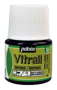 Barva na sklo Pébéo Vitrail - 34 zelené jablko