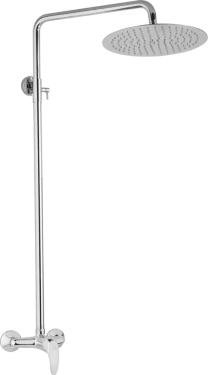 JB Sanitary Sprchová sestava s baterií SLIM s horním vývodem, průměr 30cm SA 61 000 00 4