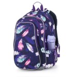 Školní batoh Fialová pírka Topgal LYNN 26008