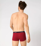 Pánské boxerky Start Hipster C2P box - BLUE - DARK COMBINATION - tm.modrá-vínová M008 - SLOGGI BLUE 5