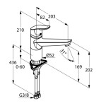 KLUDI - Objekta Dřezová baterie, chrom 325740575