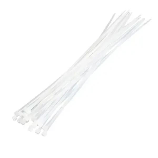 LogiLink stahovací pásky transparentní / Stahovací pásky / Nylon / 400 mm / 100 ks (KAB0040)