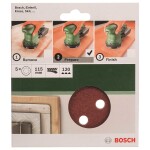 Bosch Accessories 2609256A18 brusné papíry pro excentrické brusky na suchý zip, s otvory Zrnitost 120 (Ø) 115 mm 5 ks