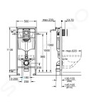 GROHE - Solido Set předstěnové instalace, klozetu Bau Ceramic a sedátka softclose, tlačítko Start, chrom 39419000