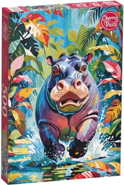 CHERRY PAZZI Puzzle Šťastný hroch