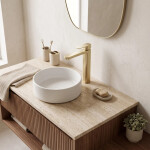 REA - Umyvadlová baterie Arlo Brush Gold, vysoká REA-B0977