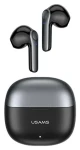 USAMS BHUXH01 černá / TWS bezdrátová sluchátka / Bluetooth 5.1 / ANC / dual mikrofon / bezdrátové nabíjení (BHUXH01)