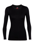 Dámské merino triko dlouhý rukáv ICEBREAKER Wmns 260 Tech LS Crewe, Black velikost: XXL