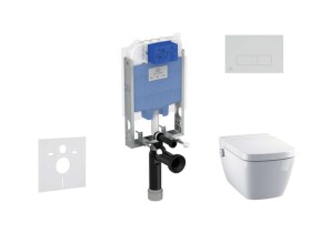 IDEAL STANDARD - ProSys Set předstěnové instalace, sprchovací toalety a sedátka TECEone, tlačítka Oleas M2, Rimless, SoftClose, chrom mat ProSys80M SP128