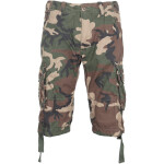 Alpha Industries Kalhoty krátké JET SHORT dark olive camo 32