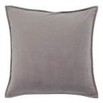 Chic Antique Sametový povlak na polštář Aix Thunder Grey 50 × 50 cm, šedá barva, textil