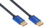 Good Connections SmartFLEX DP1.4 modrá 5 m / Kabel / DisplayPort-DisplayPort / 8K 60Hz / 4K 240Hz / 25,9 Gbit/s (4814-SF050B)
