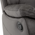 Polohovací křeslo, šedá, látka vintage, TV-4092 GREY3