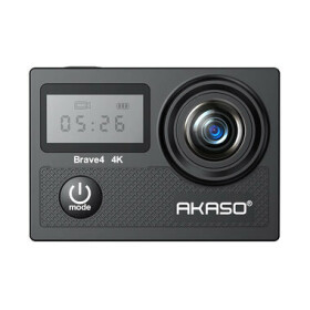 Akaso Brave 4 šedá / Sportovní kamera / 4K@24FPS / 2.0" displej / WiFi / microSD (SYA0004-BK1)