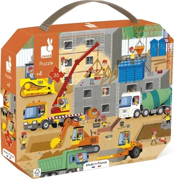 JANOD Puzzle v kufříku Stavba