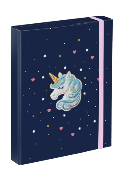 Desky na školní sešity A5 Unicorn Gold