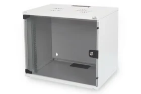 Digitus DN-19 07-US-1 šedá / Nástěnná skříň / 19" / 7U / 370x540x400 mm / skleněné dveře (DN-19 07U-S-1)
