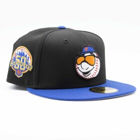 New Era Pánská kšiltovka New York Mets MLB Mr. Met 50th Anniversary 59FIFTY Fitted Blau Velikost: 7 1/4