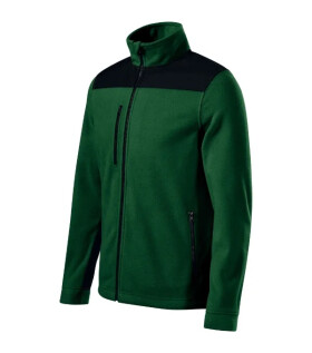 Effect fleece unisex lahvově zelená M