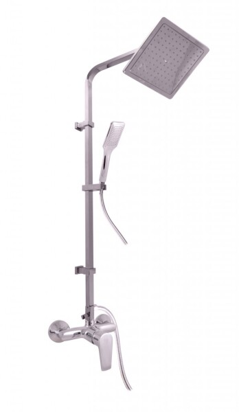 SLEZAK-RAV - Vodovodní baterie sprchová COLORADO s hlavovou a ruční sprchou, Barva: chrom, Rozměr: 100 mm CO182.0/6