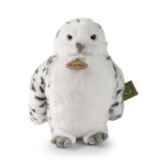 Plyšový pták sova/sovice sněžná s otáčející hlavou 28 cm, ECO-FRIENDLY