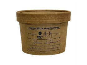 Směs kešu a mandle natural v EKO kelímku 100g