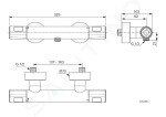 IDEAL STANDARD - CeraTherm Termostatická sprchová baterie, chrom A7229AA