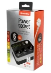 Colorway Prodlužovací přívod / Prodlužovací kabel / 3x Schuko / 6x USB 5V / 1,8 m (CW-CHE36B)