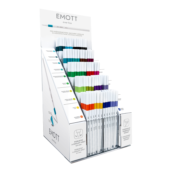 UNI displej Emott 200 ks s topkartou, 20 barev